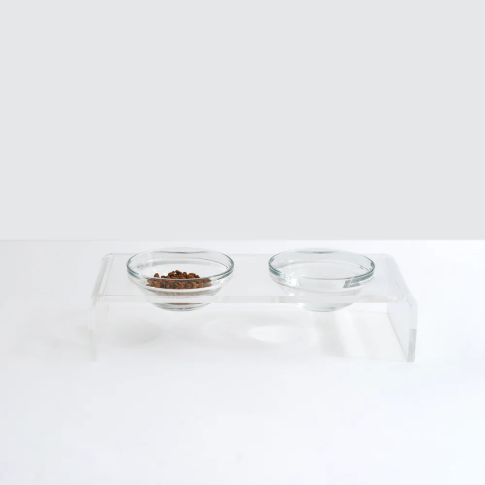Small Glass Bowl Feeder - Image 3