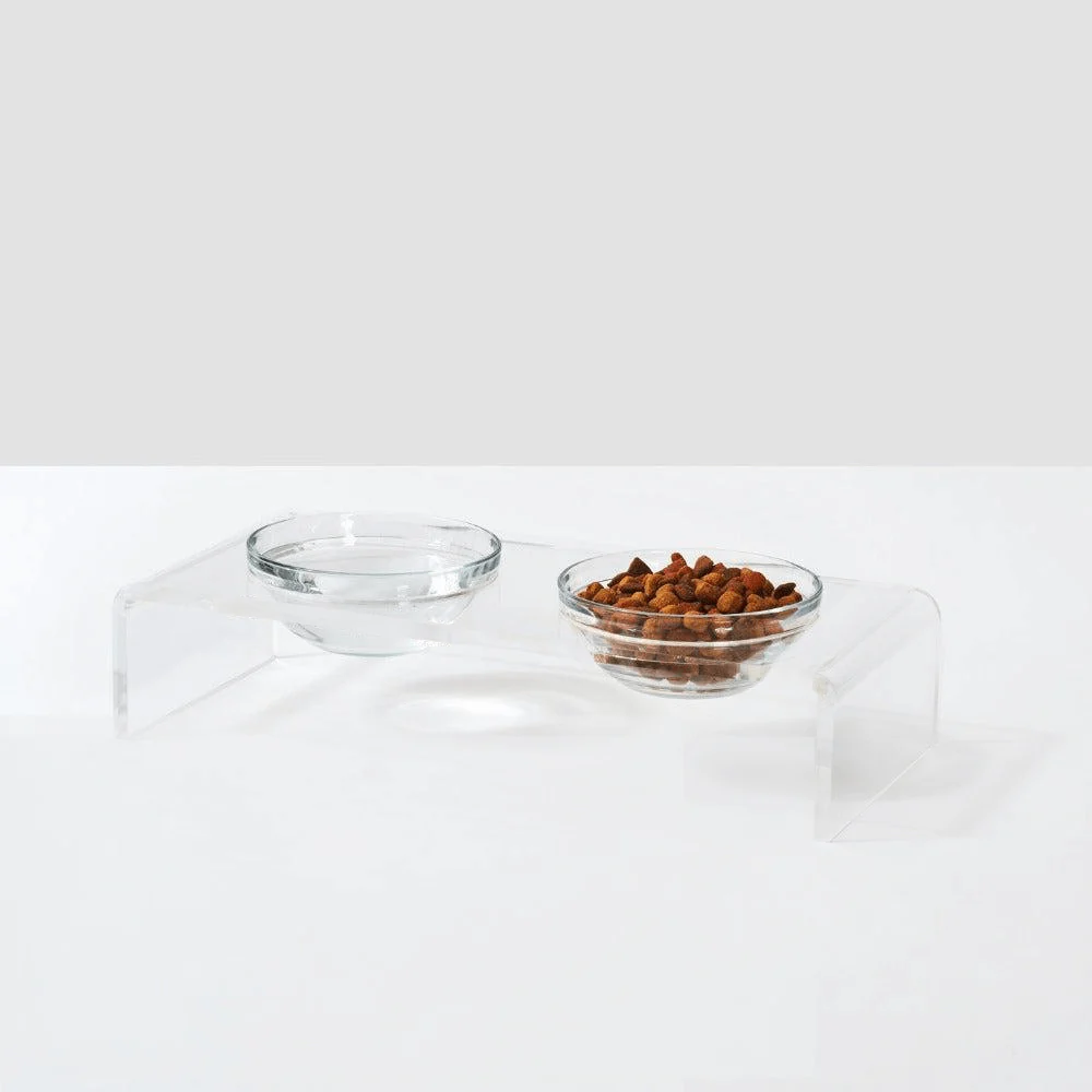 Small Glass Bowl Feeder - Image 9