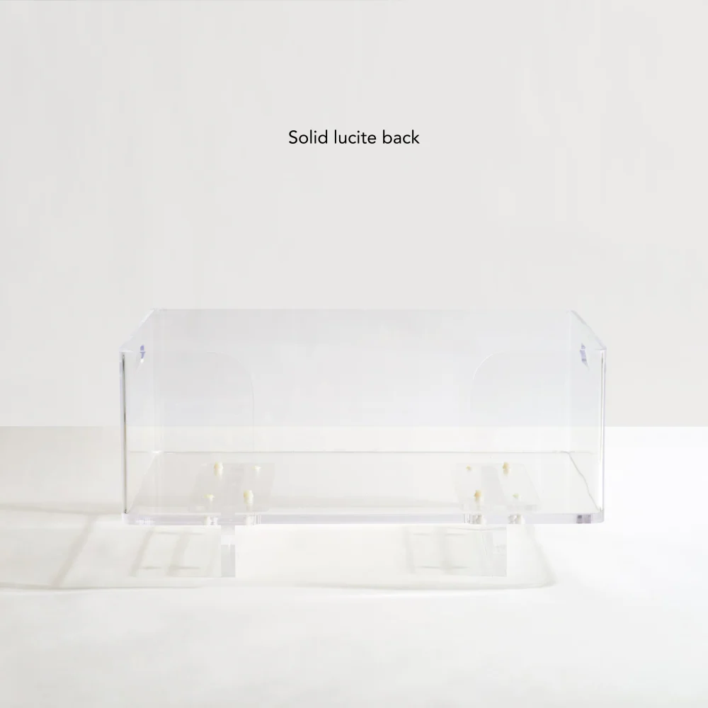 Clear Rectangular Lucite Dog Bed - Image 9