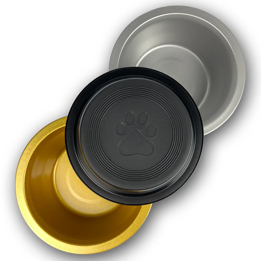 Silver Glam Dog Bowl Set - Image 8