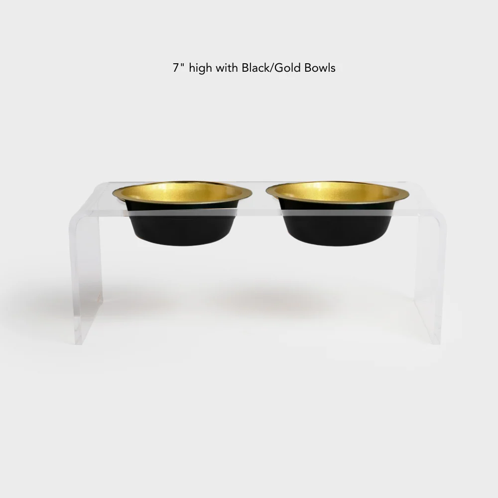 Silver Glam Dog Bowl Set - Image 9