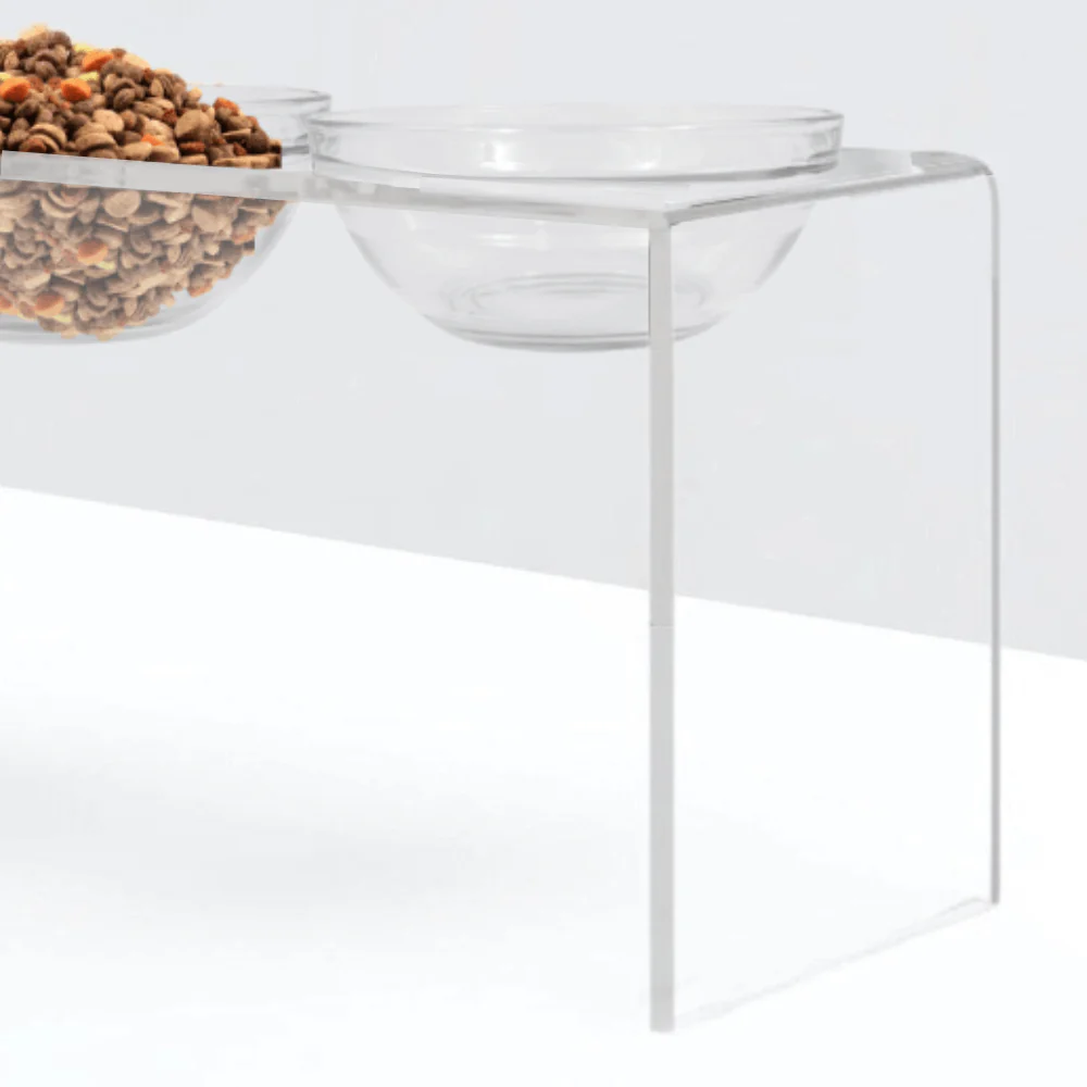 Tall Glass Bowl Feeder - Image 13