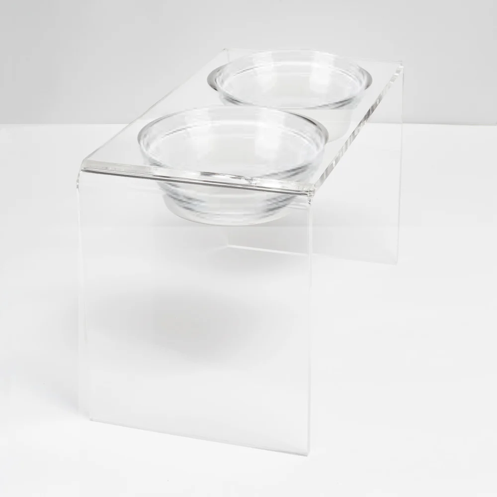 Tall Glass Bowl Feeder - Image 7