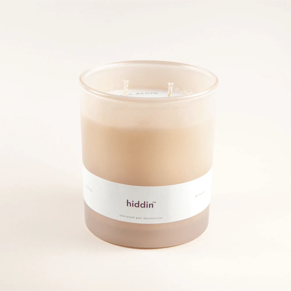 Hiddin Pet Deodorizing Glass Candle - Image 3