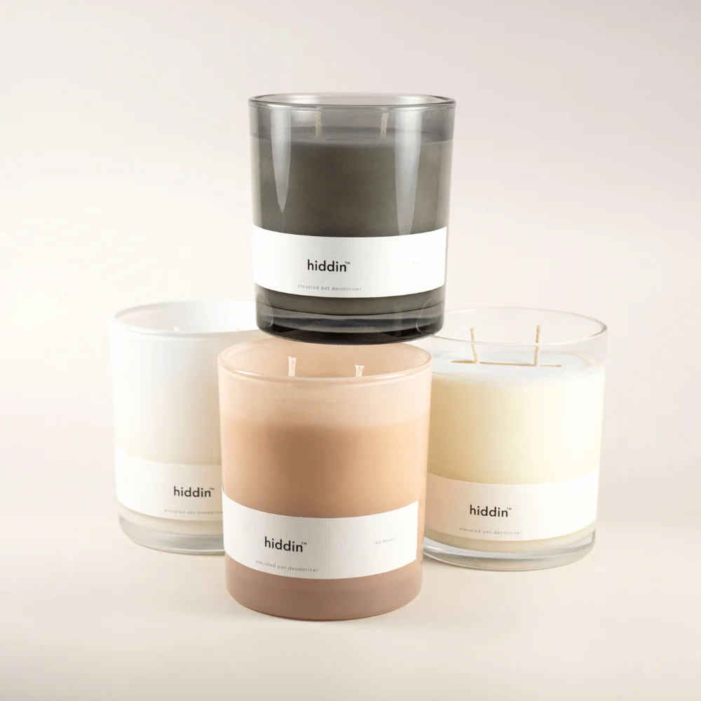 Hiddin Pet Deodorizing Glass Candle - Image 6