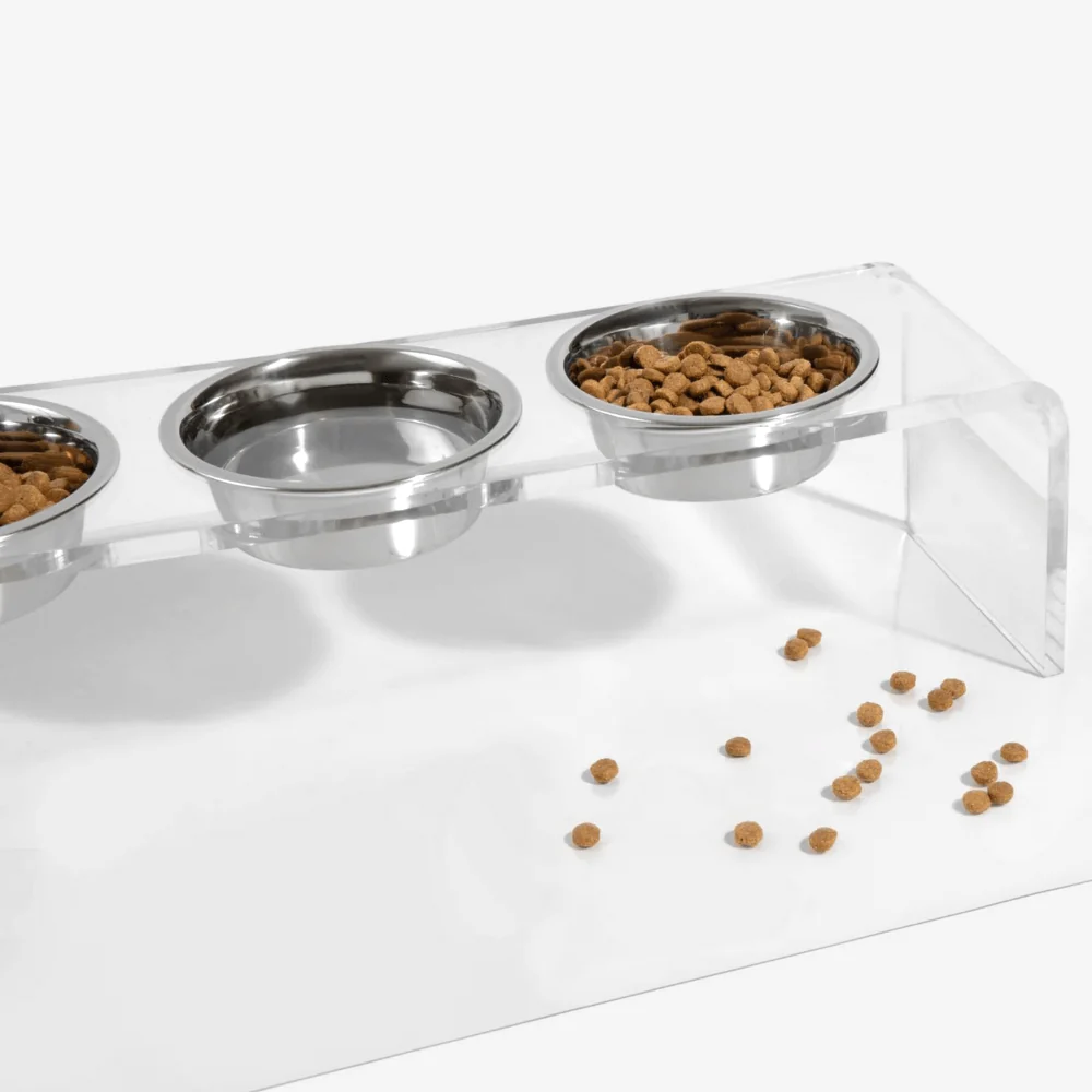 Medium Triple Silver Feeder - Image 11