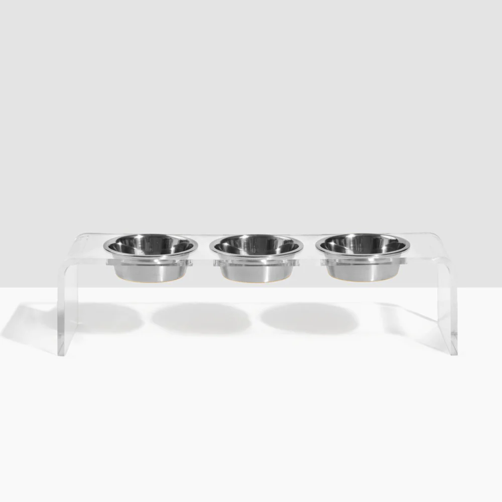 Medium Triple Silver Feeder - Image 6