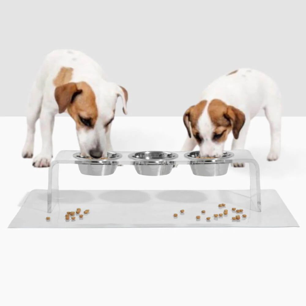 Medium Triple Silver Feeder - Image 8