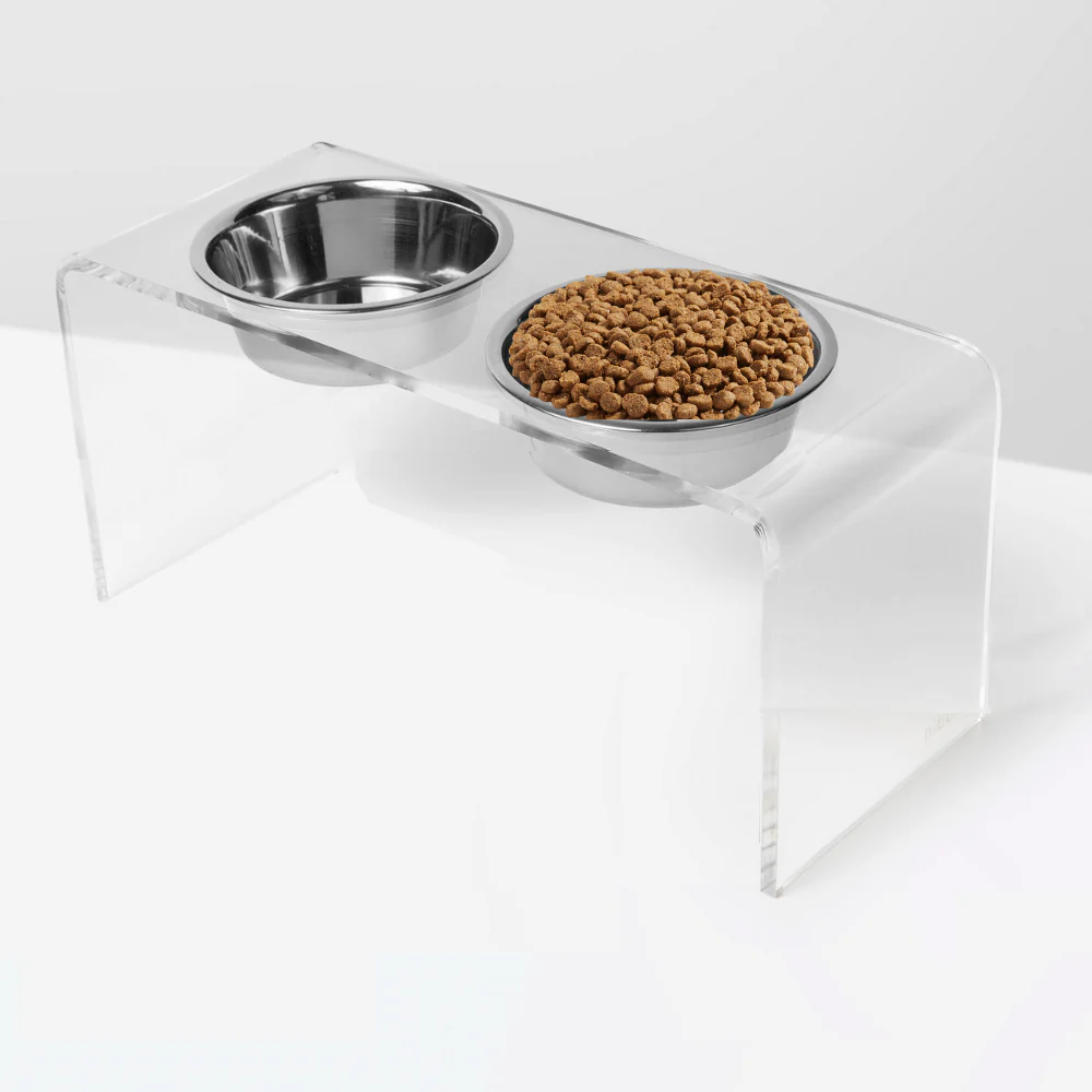 Tall Silver Double Feeder - Image 17