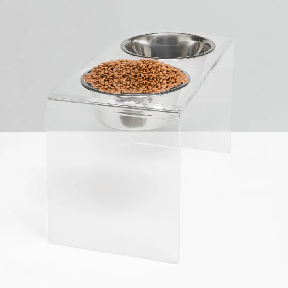 Tall Silver Double Feeder - Image 8