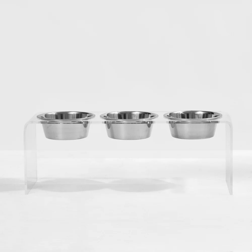 Tall Triple Silver Feeder - Image 10