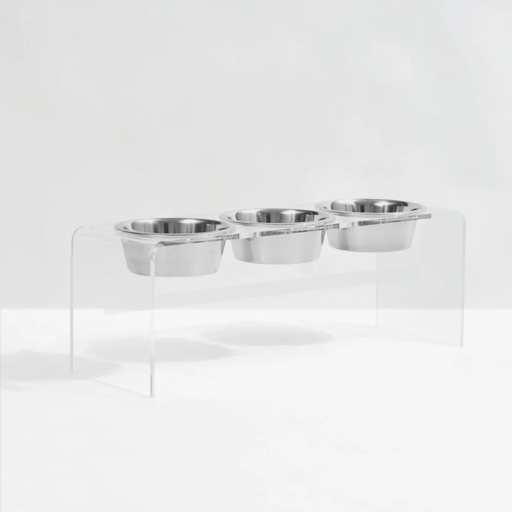 Tall Triple Silver Feeder - Image 15