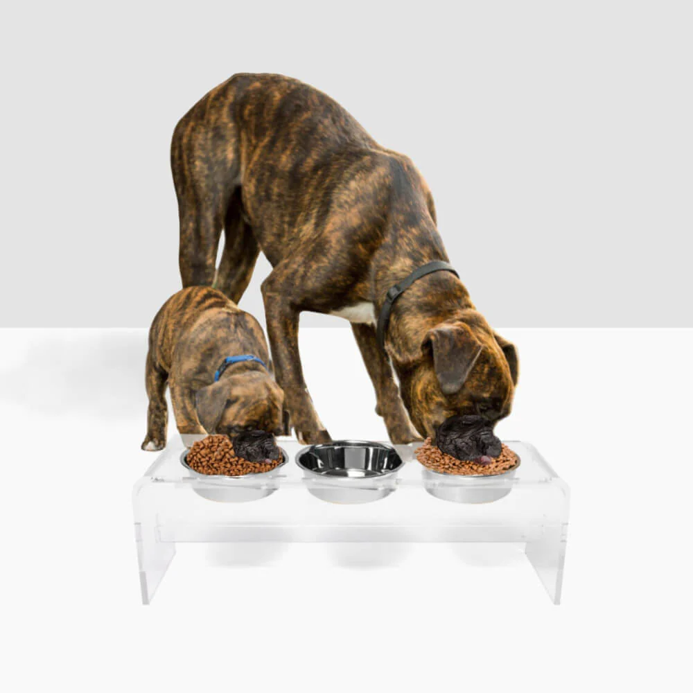 Tall Triple Silver Feeder - Image 4